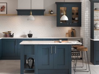 Milbourne Hartforth Blue kitchen